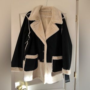 Badgley Mischka Faux Shearling Jacket